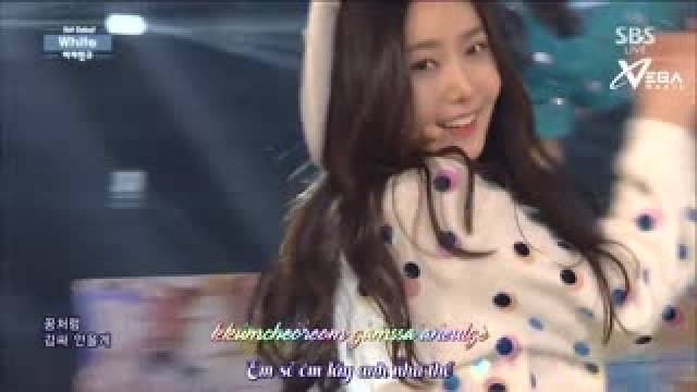 White - Glass Bead (Inkigayo 18.01.15) (Vietsub)