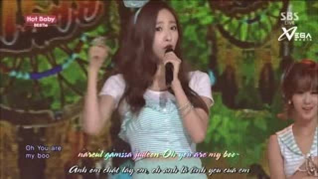 Hot Baby (Inkigayo 03.08.14) (Vietsub)