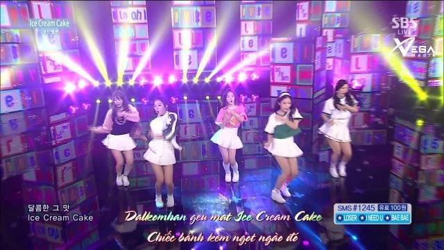 Ice Cream Cake (Inkigayo 10.05.15) (Vietsub)