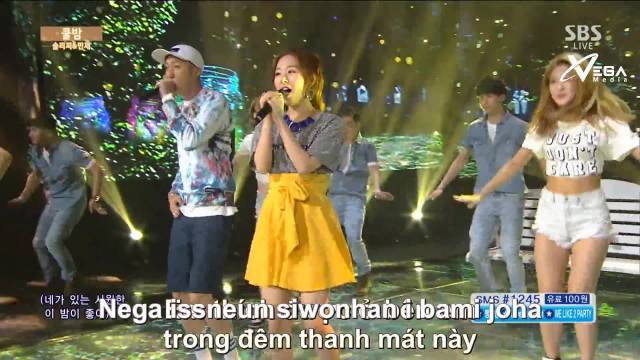 Cool Night (Inkigayo 21.06.15) (Vietsub)