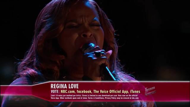 Hello - Regina Love (The Voice US SS9 - Ep 15)