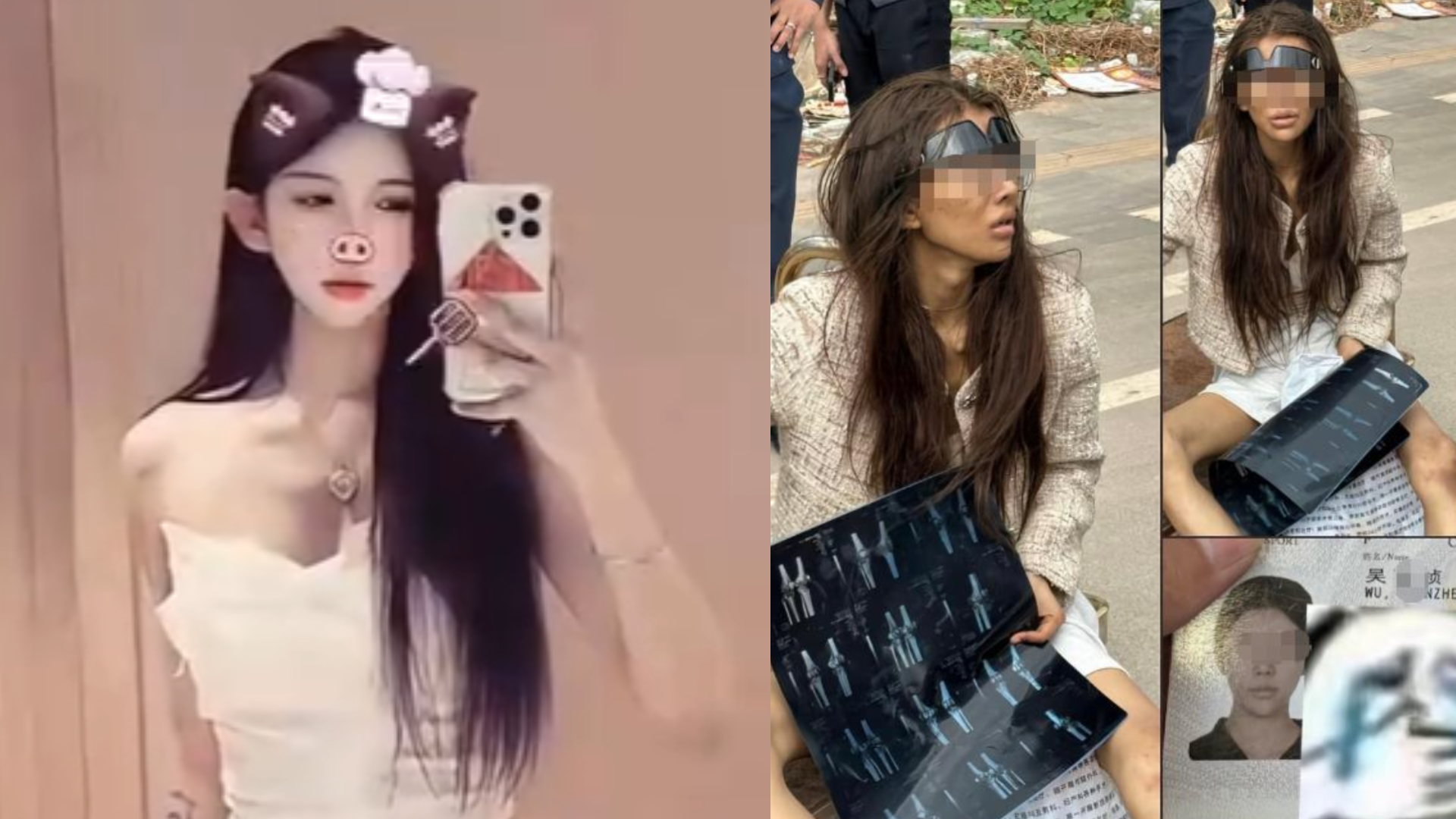 Hot girl mạng "phát điên" vì bị lừa sang Campuchia làm việc