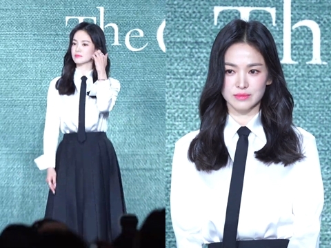 Song Hye Kyo hóa nữ sinh trong họp báo ra mắt phim mới