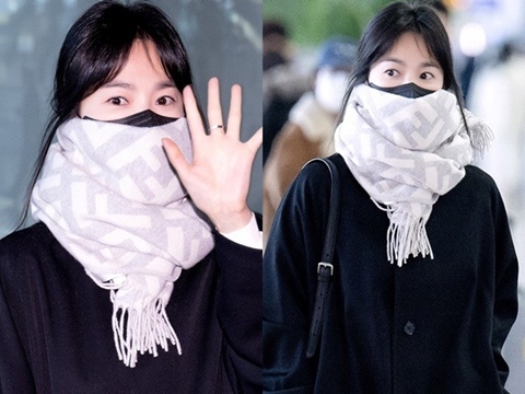 Song Hye Kyo lộ diện sau màn náo loạn sân bay của Song Joong Ki và vợ mới