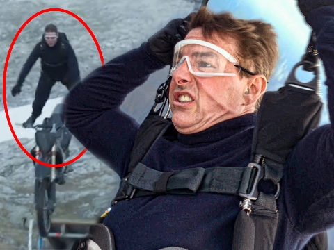 Lộ clip nhảy vực cực nguy hiểm của Tom Cruise