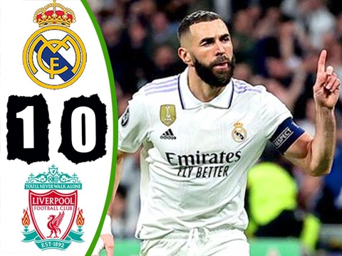 Real Madrid 1-0 Liverpoo (1/8 lượt về Champions League 2022/23)