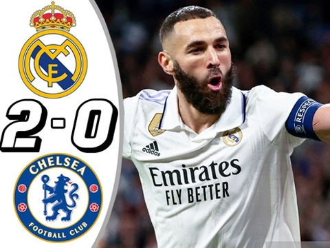 Real Madrid 2-0 Chelsea (Tứ kết lượt đi Champions League 2022/23)