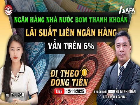 NGÂN HÀNG NHÀ NƯỚC BƠM RÒNG, LÃI SUẤT LIÊN NGÂN HÀNG VẪN TRÊN 6% 