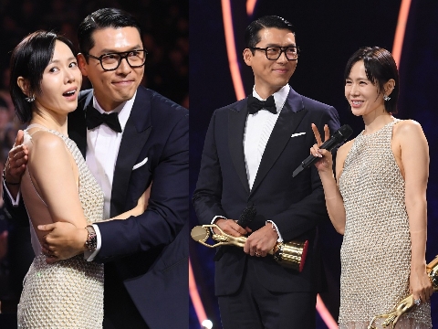 Vợ chồng Hyun Bin - Son Ye Jin thắng Ảnh đế, Ảnh hậu tại giải Rồng Xanh 2025