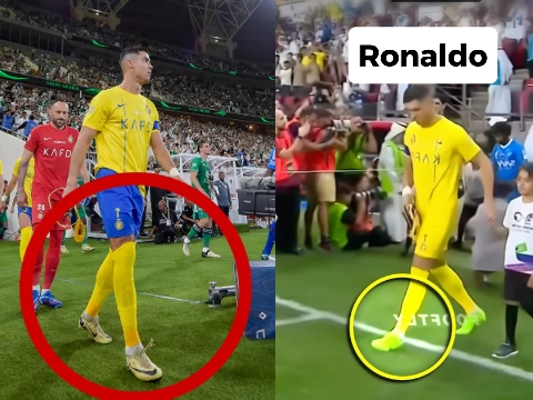 Tại sao Ronaldo luôn bước vào sân bằng chân phải trước?