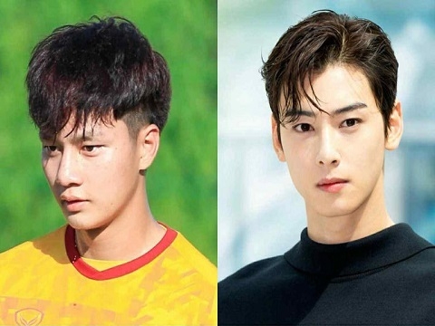 Phản ứng của thủ môn Cao Văn Bình khi được so sánh với Cha Eun Woo