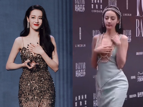 Sự thật đằng sau thói quen lấy tay "che ngực" của Địch Lệ Nhiệt Ba