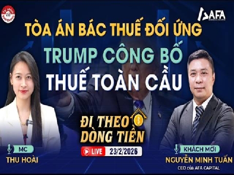 TÒA ÁN BÁC THUẾ ĐỐI ỨNG, TRUMP CÔNG BỐ THUẾ TOÀN CẦU 
