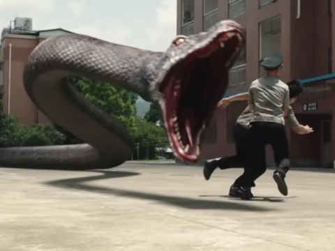 Review phim Rising Boas In A Girls School: Rắn khổng lồ xâm nhập trường học nữ sinh