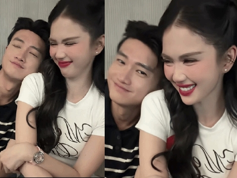 Clip: Quốc Trường tựa vai tình tứ bên Ngọc Trinh