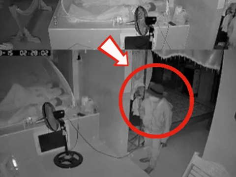 Rùng mình clip: Trộm lẻn vào nhà lấy thùng tiền mừng cưới khi chú rể ngủ say