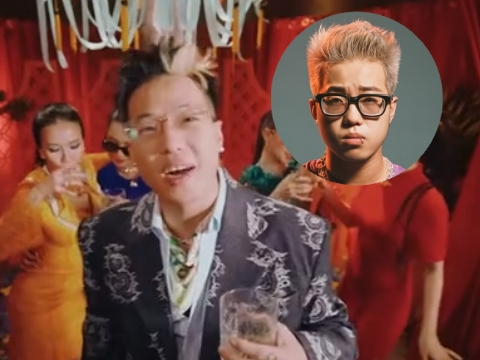 Á quân King of Rap quảng cáo web cá độ gây sốc