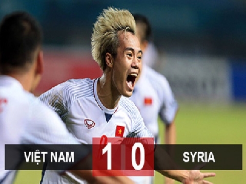 Olympic Việt Nam 1-0 Olympic Syria (Tứ kết ASIAD 2018) 