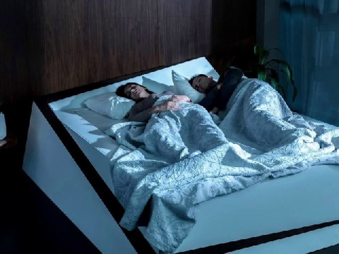 Giường ngủ tự cân bằng vị trí nằm
